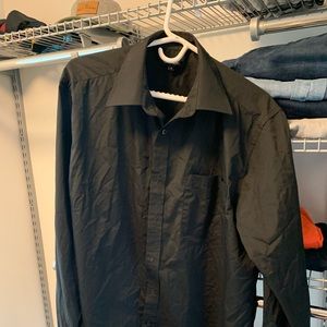 Men’s black dress shirt